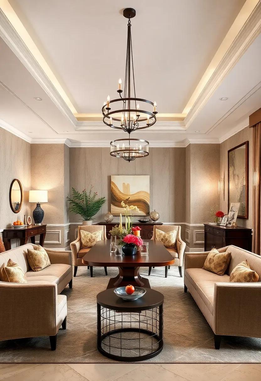 Dazzling Light Fixtures: Explore ​unique lighting ⁢options, from sculptural pendants⁢ to eye-catching sconces, that become conversation starters