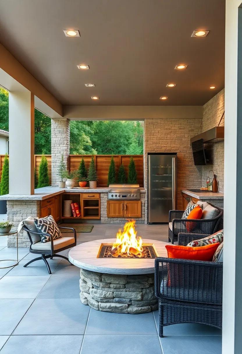 Built-in Refrigerator: ‍Keep ingredients fresh and drinks chilled ‌with a stylish ‍built-in fridge that complements your outdoor design