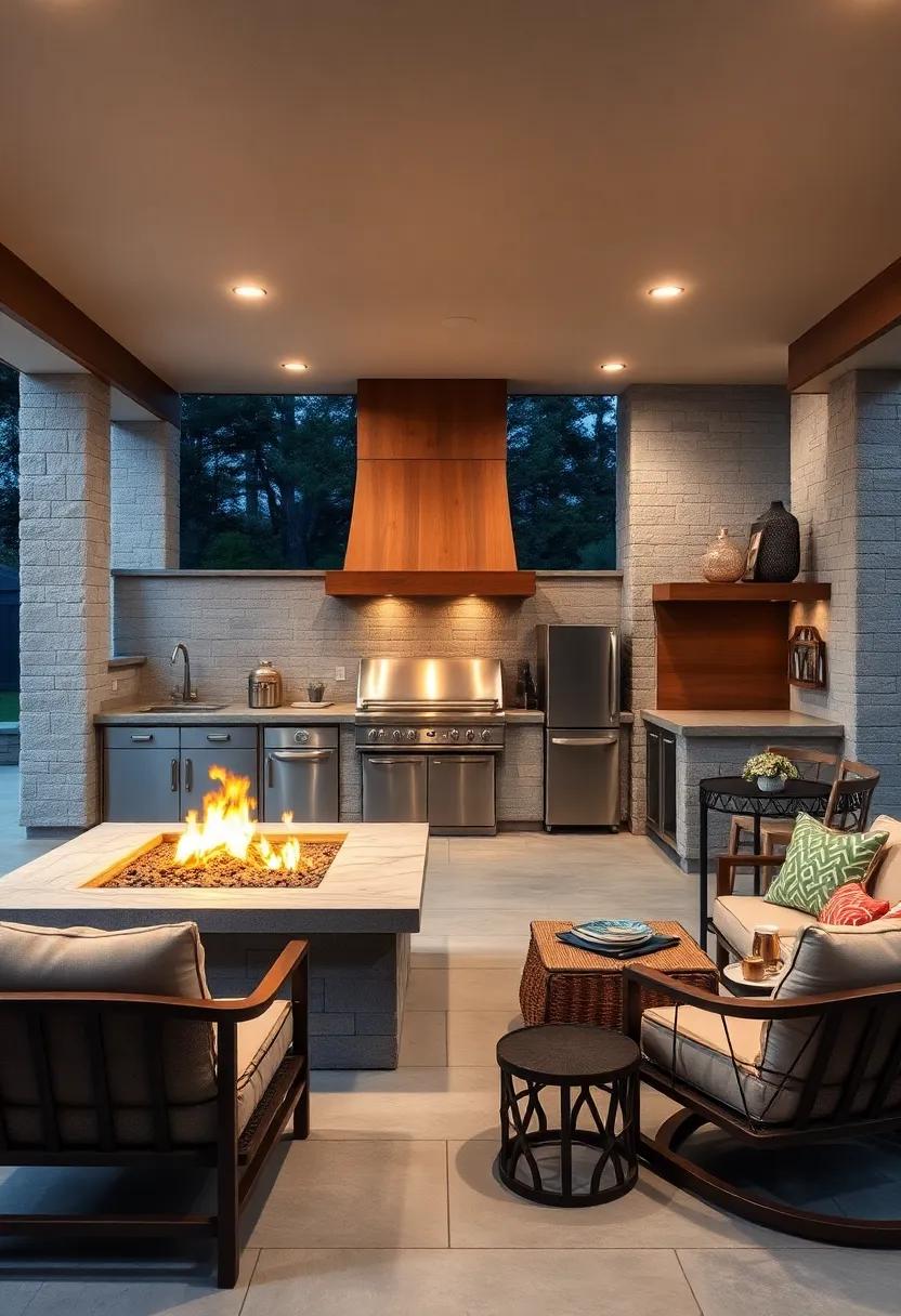 Versatile⁤ Cooking Appliances: Include a combination ‍of grills,​ smokers, and pizza ⁢ovens to accommodate a variety ⁢of culinary styles