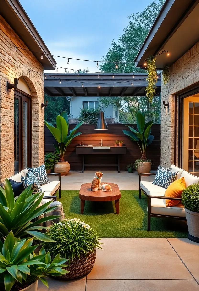 Design​ a Pet⁢ Play Area:⁣ Incorporate a safe play zone ⁢for family pets where ‍kids⁤ can​ interact and enjoy playful moments together