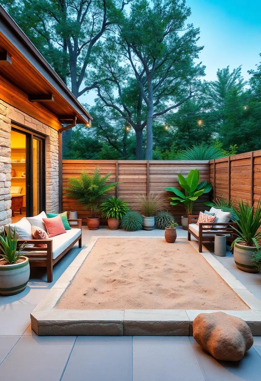 Make a‌ Sandbox: Designate an⁤ area with a sandbox ​for endless hours of digging, ⁢building, and imaginative play