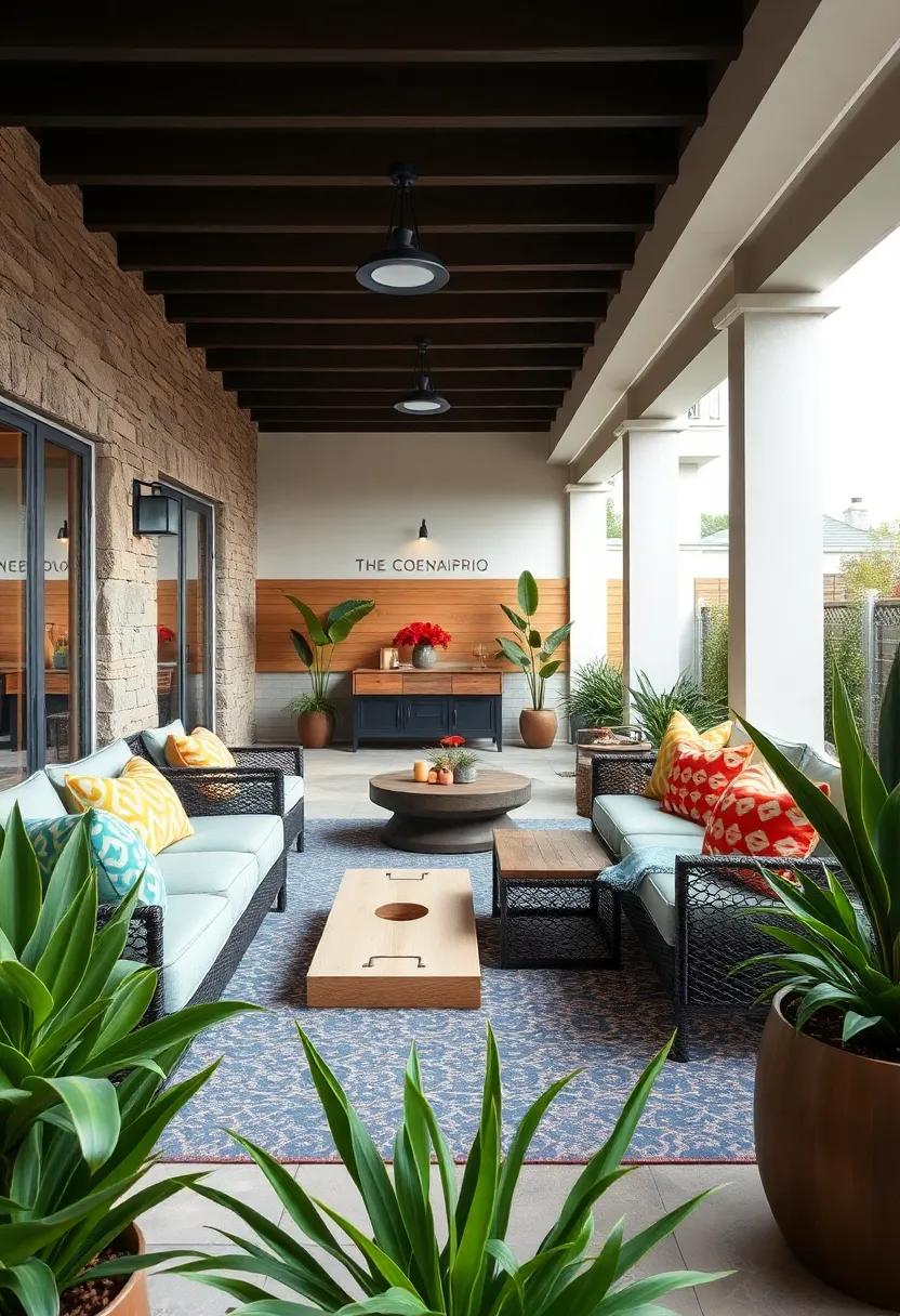 Set up a Family Game ⁣Zone:⁢ Use‌ a​ space for games ‌like cornhole, giant Jenga, or⁢ ring ‌toss, ensuring friendly competition and laughter