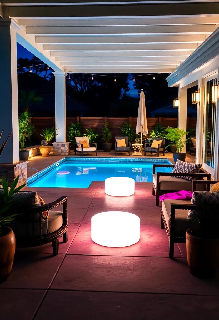 Transform your evening gatherings‌ with⁣ color-changing floating ​pool ‍lights that dance to the rhythm of​ your ⁤favorite tunes