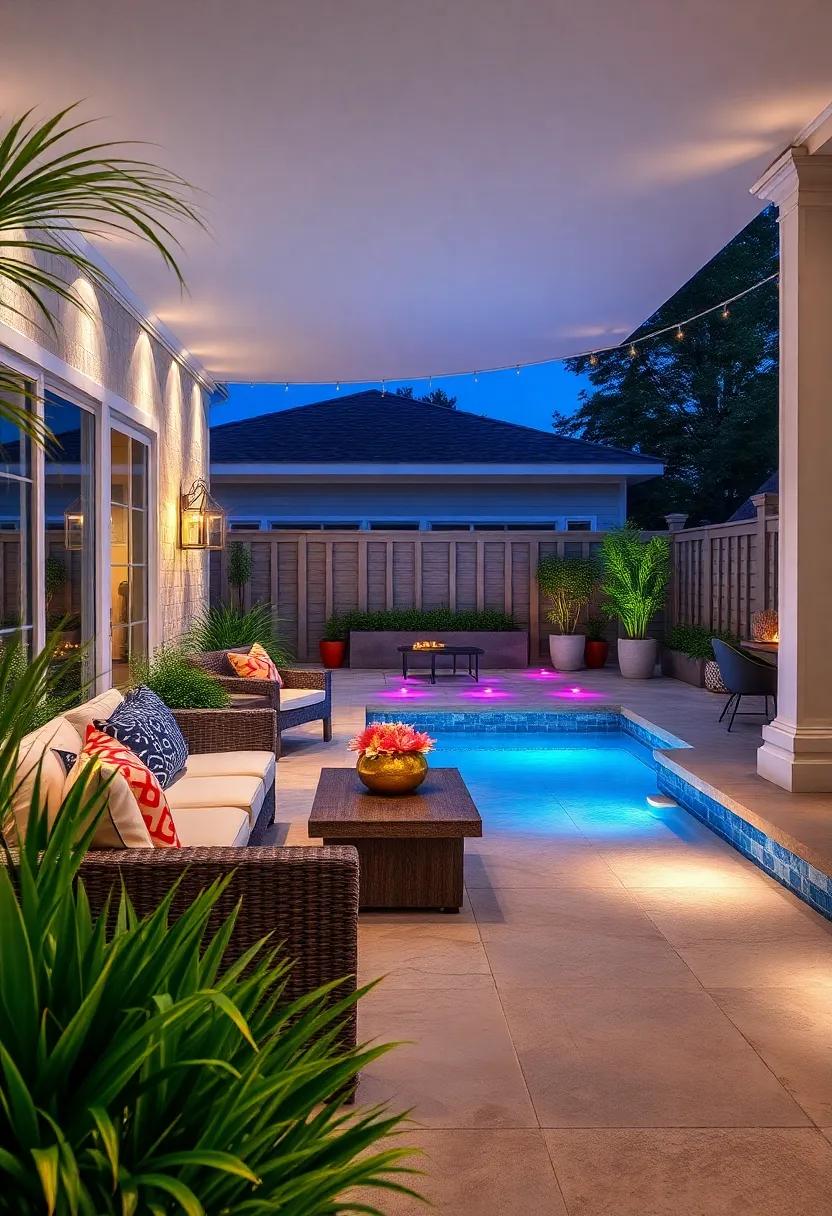 Use floating ‍pool lights in vibrant ​colors to create seasonal ⁢displays, ‍reflecting⁤ the ‍changing ‍themes of‍ spring, summer, fall, and winter