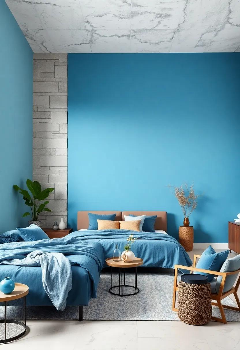 Calming Blues: Settle into tranquility with‌ Shades of Blue and Aqua