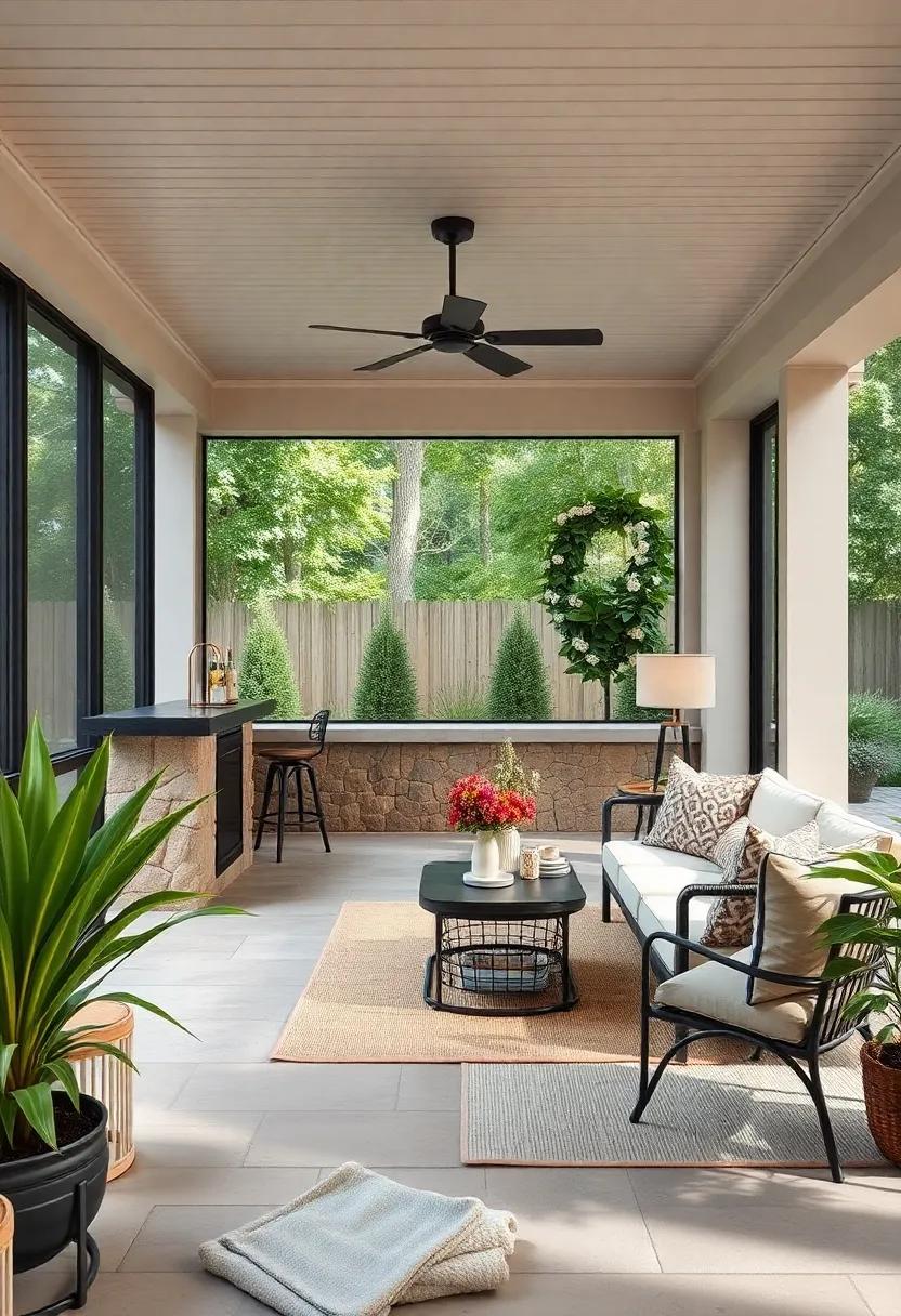 Pet-Friendly Features: Designate a cozy​ corner for pets with comfortable bedding and access to ‍the outside, ensuring they feel ⁤included in ‌your indoor-outdoor lifestyle