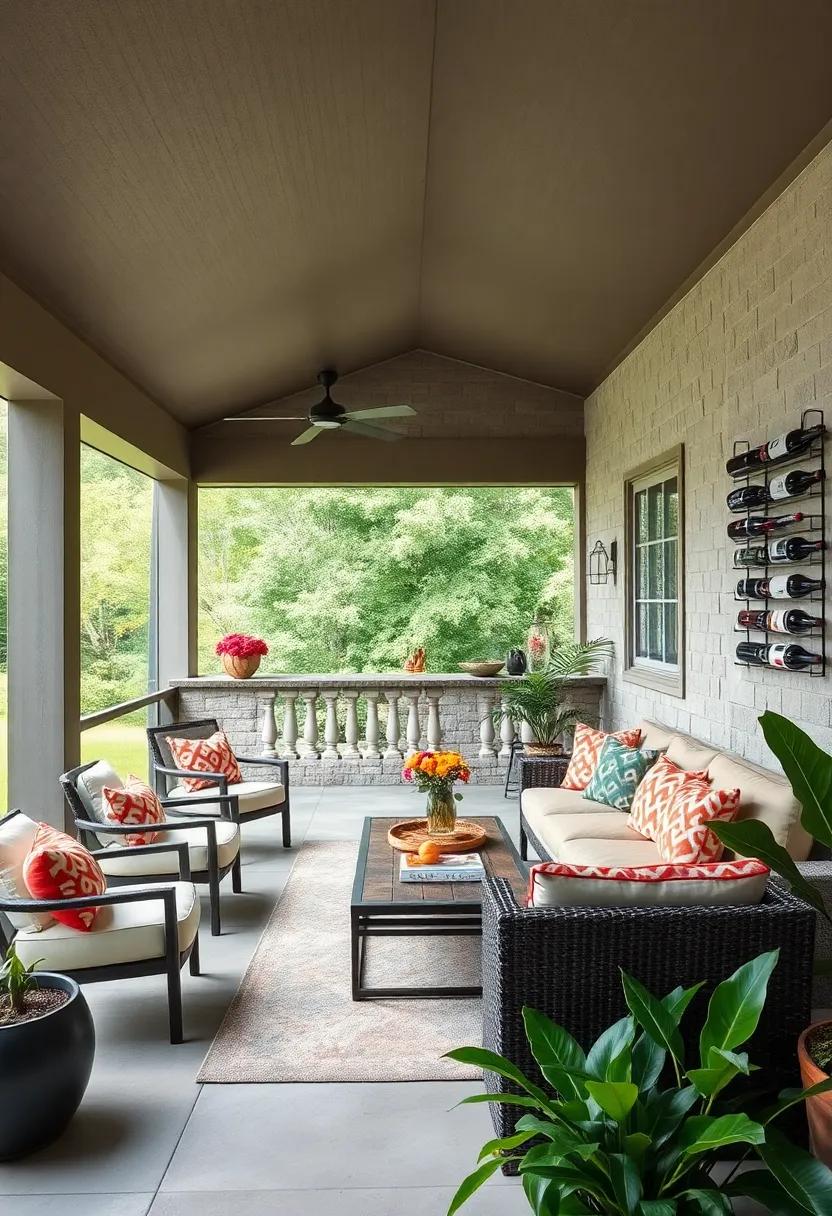 Wine⁤ Wall: Create a stylish‌ wine rack on the wall ⁣to‌ showcase your collection while adding to the overall aesthetic of your bar