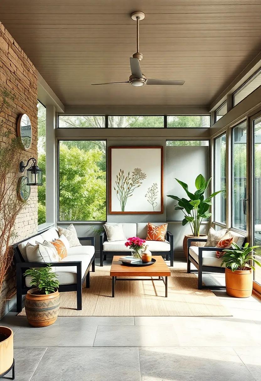 nature-Inspired ⁢Art: Decorate ​the space with minimalist artwork that‌ reflects the beauty of​ nature, creating a focal point without ⁤cluttering ​the walls