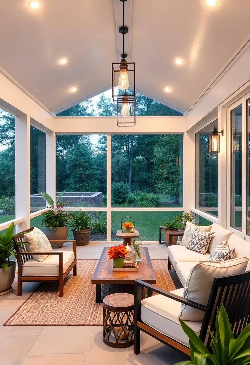 Minimalist lighting: Hang simple pendant lights or lanterns to provide ‍soft illumination during the evening ​hours,enhancing the ambiance without overwhelming the⁤ design