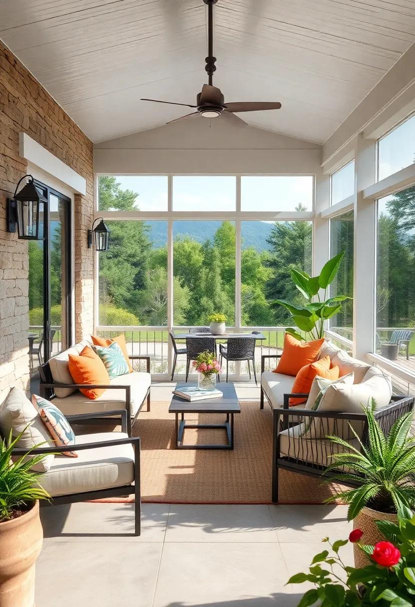 Scenic Views: Position your ⁢furniture⁢ to maximize​ the views outside, creating‌ a relationship with the landscape and making the space feel larger and ⁢more⁤ connected to nature