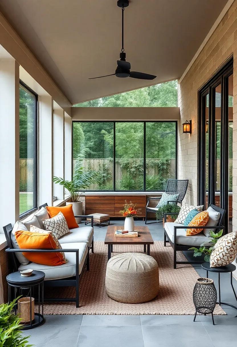 Layered Textures: Use a combination of fabric cushions, wooden surfaces, and metal accents to ⁢add visual interest and ⁤tactile appeal while keeping the overall look minimalist