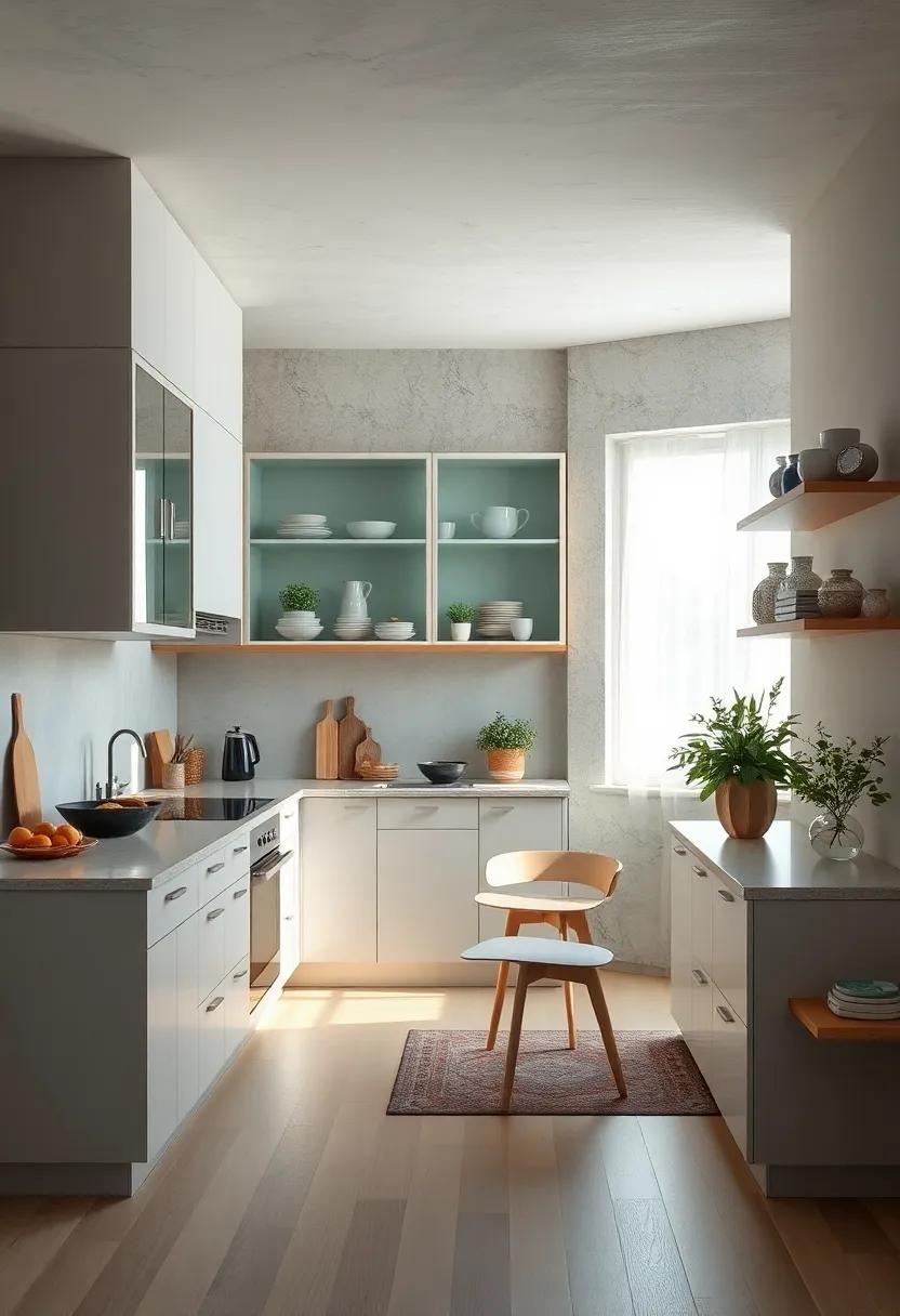 Cabinet Glass Doors: Swap solid cabinet doors for glass fronts to create an open feel and showcase beautiful dishware