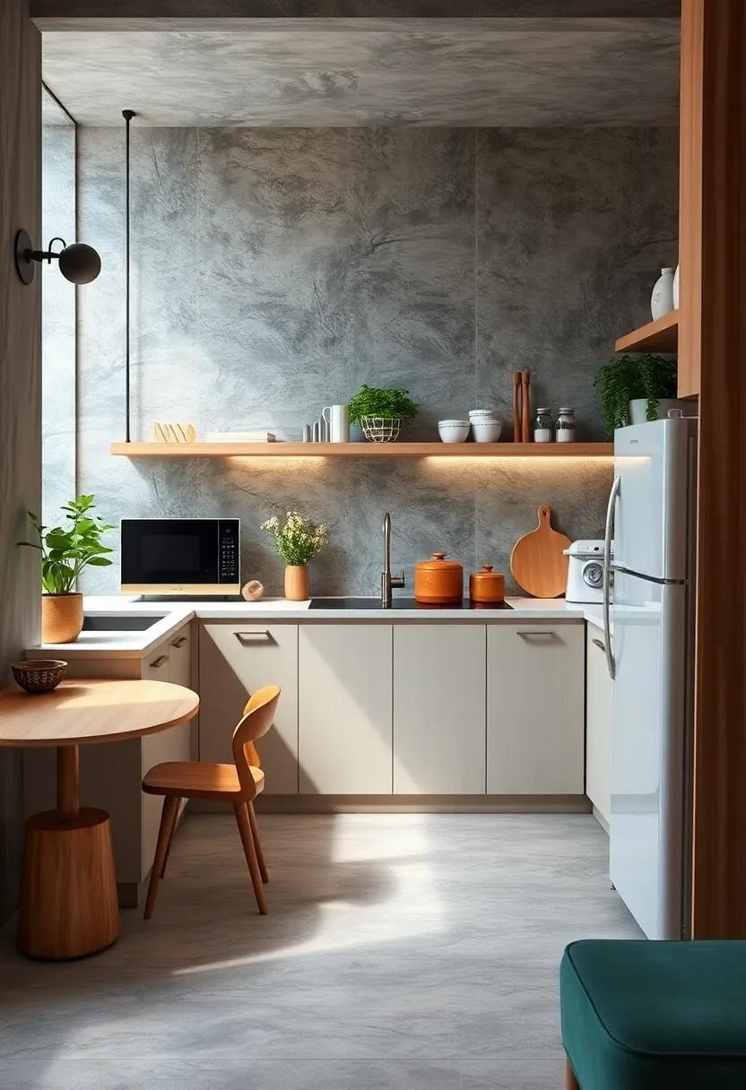 Compact Appliances: Opt for smaller kitchen appliances that offer the same functionality without occupying too much counter space