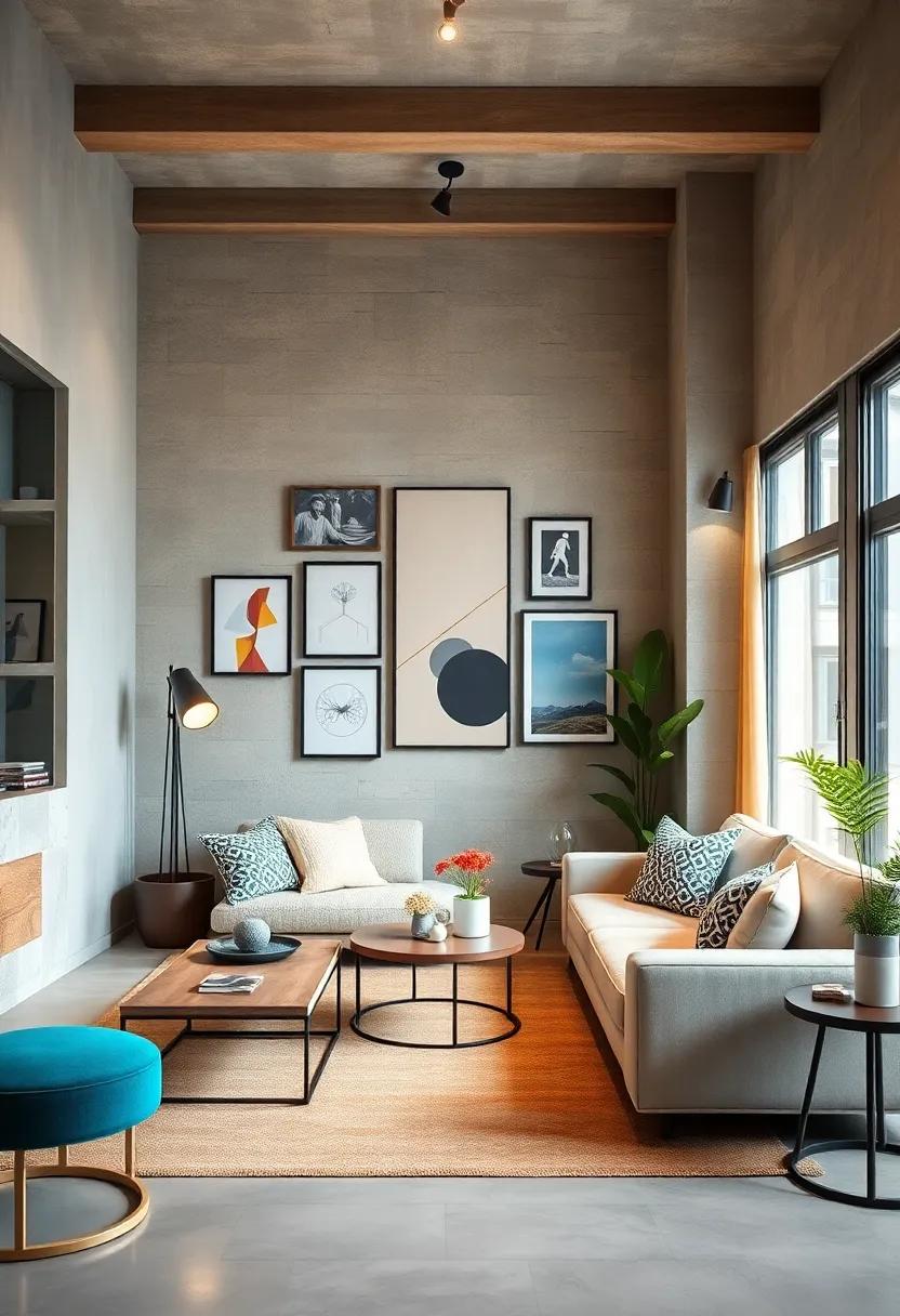 Creative wall decor: Experiment with gallery walls or vertical art⁤ arrangements to add interest, distraction, and a sense of style to any blank space