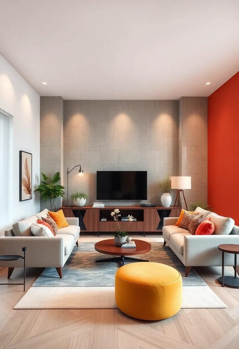 Accent ⁢walls: Paint or wallpaper one wall ⁤in a‍ bold color or pattern to serve as a focal point, energizing the space without overpowering it