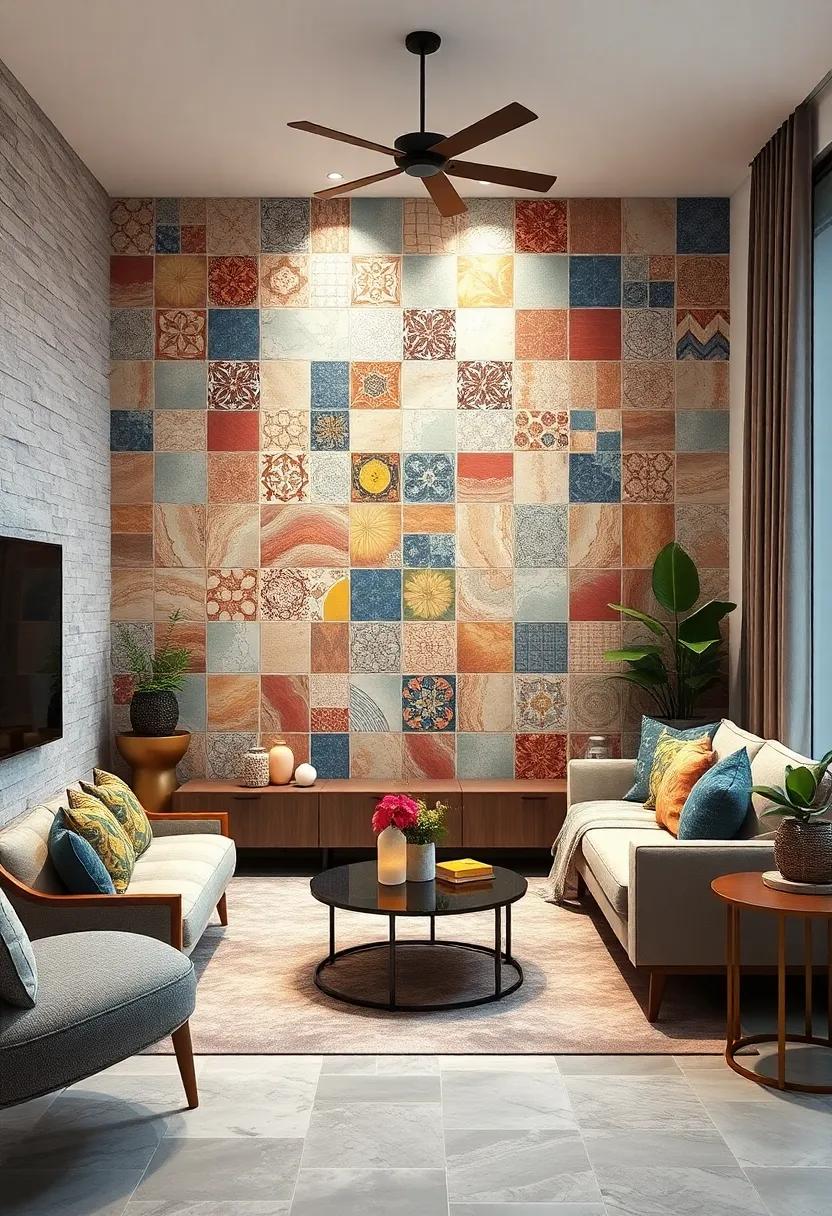 Embracing Color: ‌How Vibrant ⁤Tiles Can Elevate Your Small ⁢Living Room ​Walls