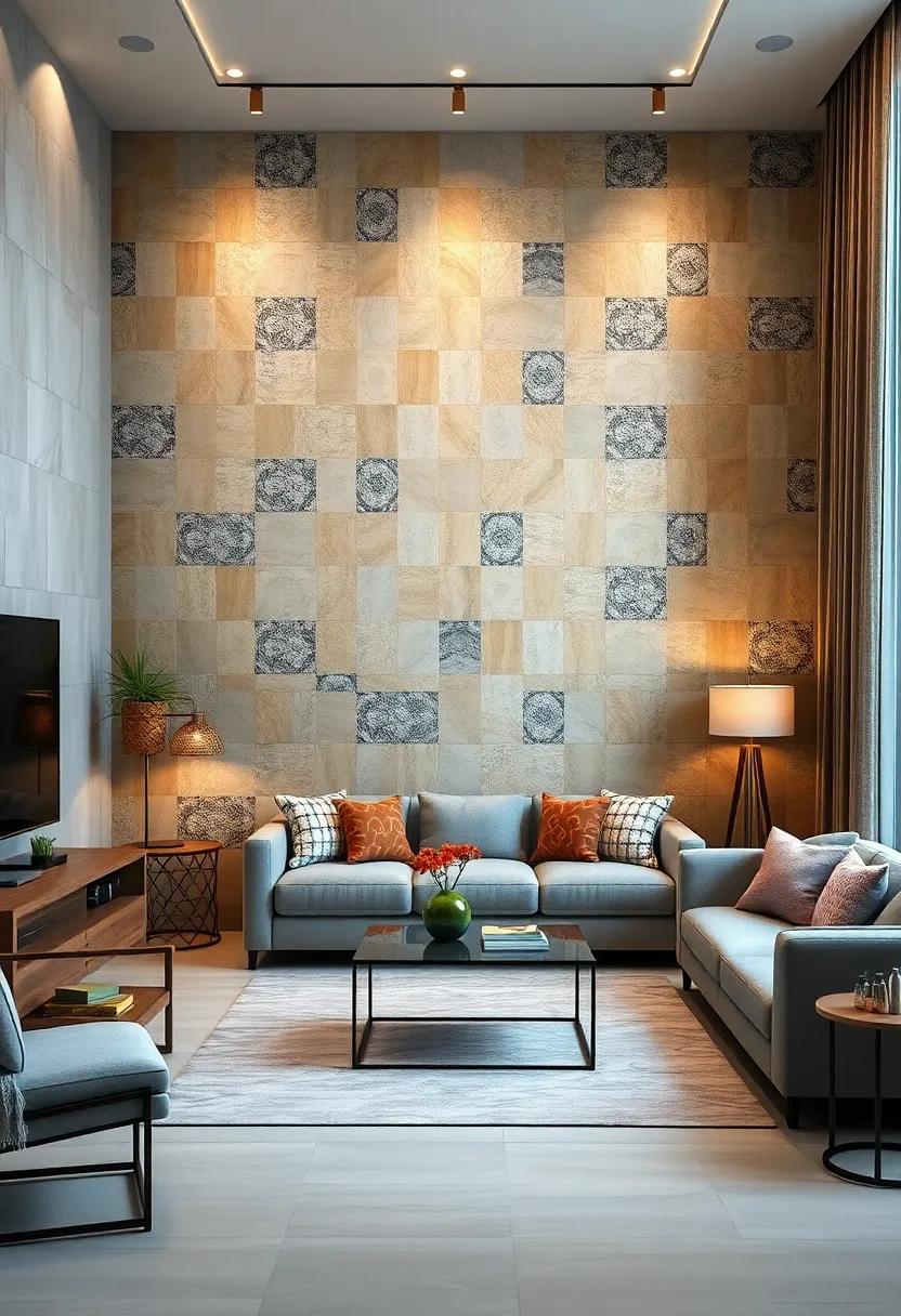 Innovative layouts: Creative Arrangements for Small Living Room walls