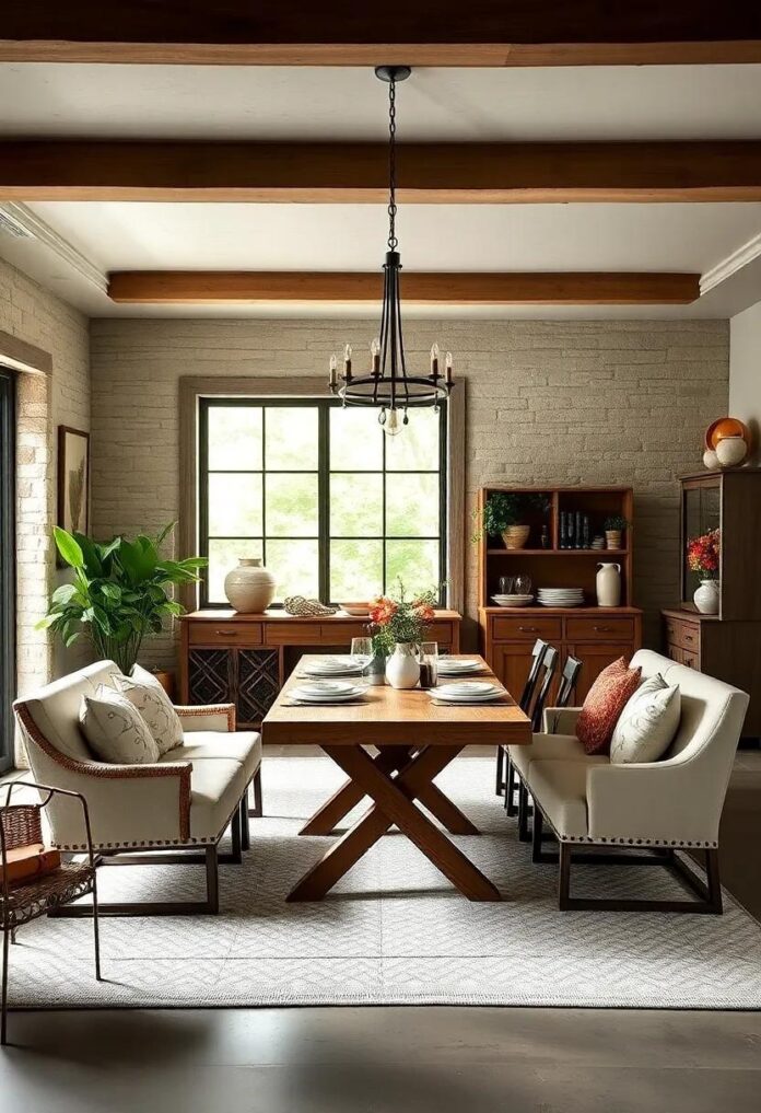 29-charming-farmhouse-dining-room-decor-ideas-to-elevate-your-space.jpg 29 Charming Farmhouse Dining Room Decor Ideas to Elevate Your Space