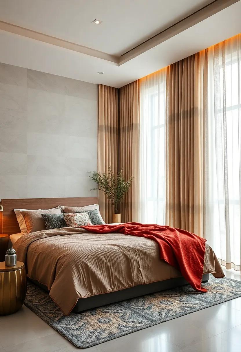 Chenille Curtains: Frame your windows with ⁤soft chenille curtains‍ that filter light gently while adding an element of luxury