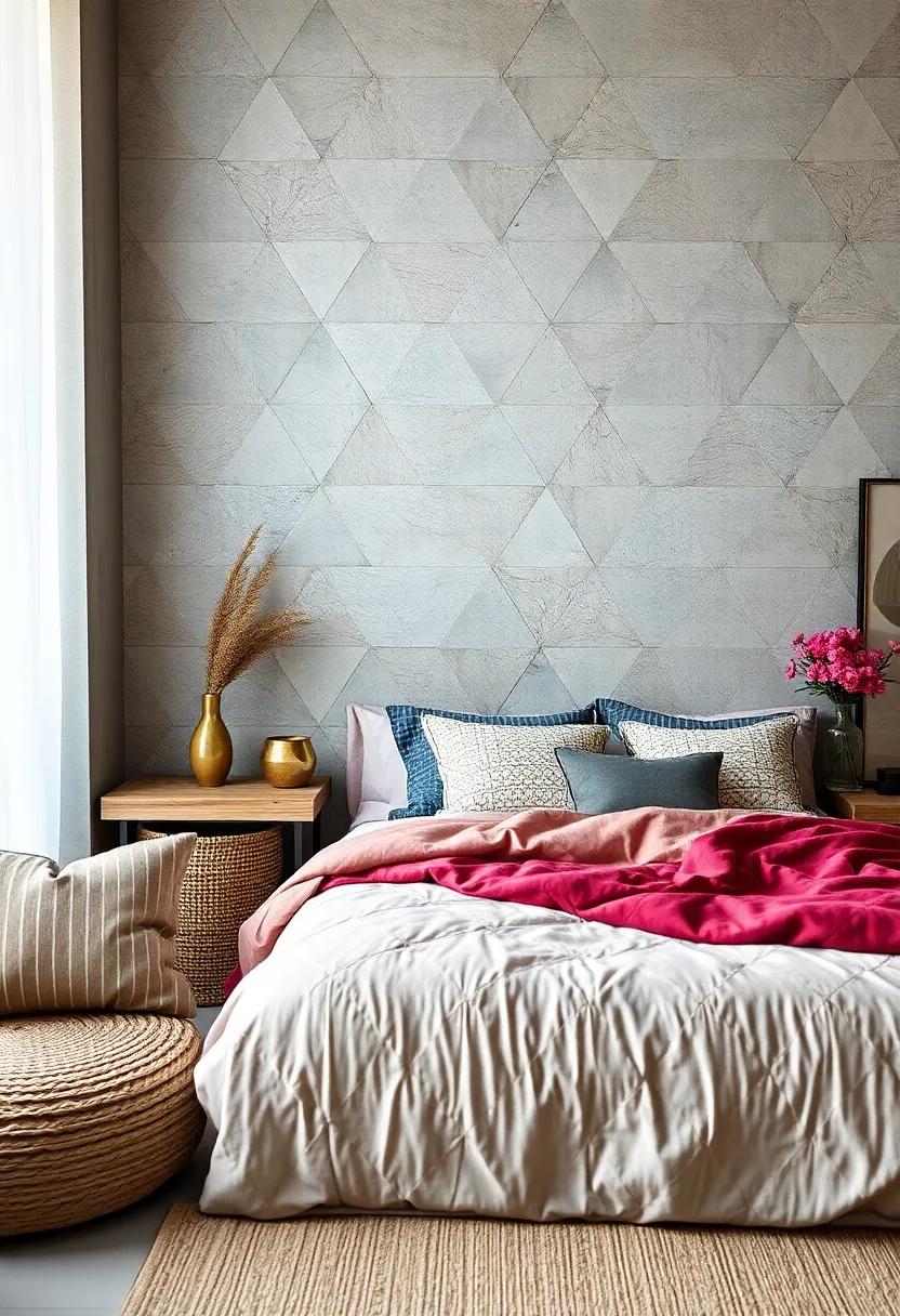 Geometric Quilts: Choose geometric quilts that combine comfort with contemporary​ design, offering a stylish layer of warmth