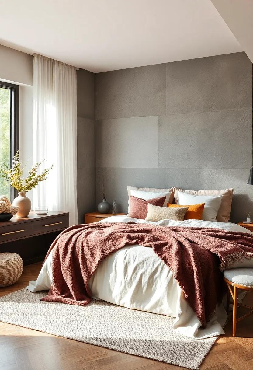 Layer Soft Throws: Drape a variety of soft ‍throws across your bed for both ⁢comfort and⁤ visual interest, experimenting with different textures and‌ colors