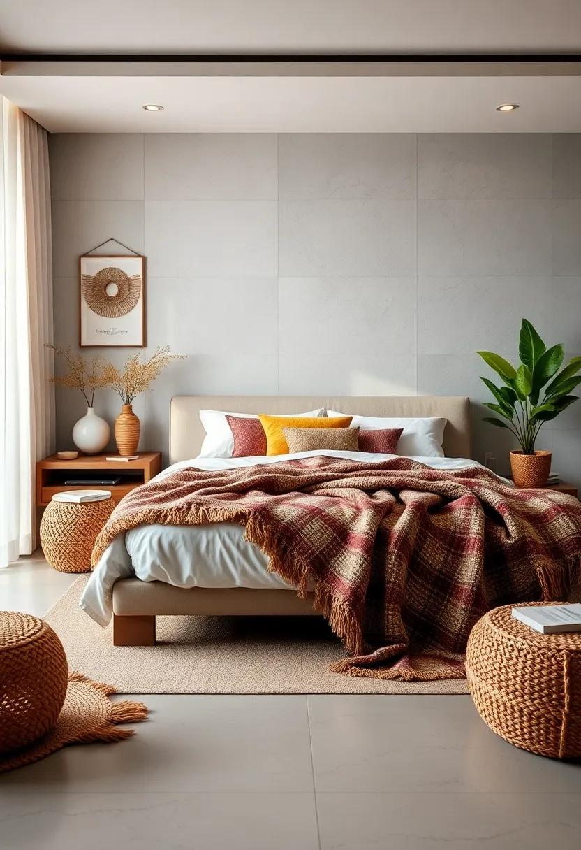 Tasseled Throw Blankets: Opt for tasseled throw blankets that provide both warmth and an⁤ element of fun to your bed or sofa