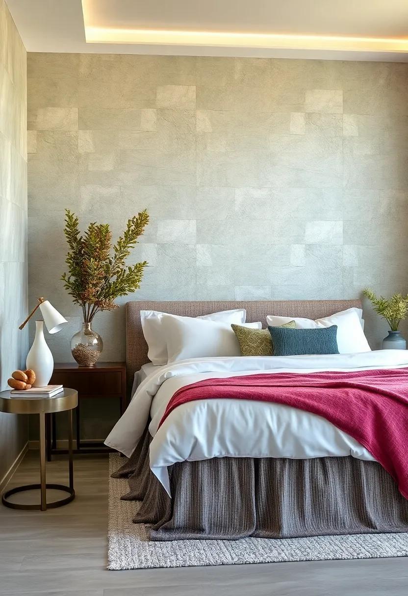 Textured Bedskirt: Opt for a textured ⁣bedskirt to ⁣enhance the layered look of your‌ bedding while also hiding storage⁤ beneath the ⁣bed