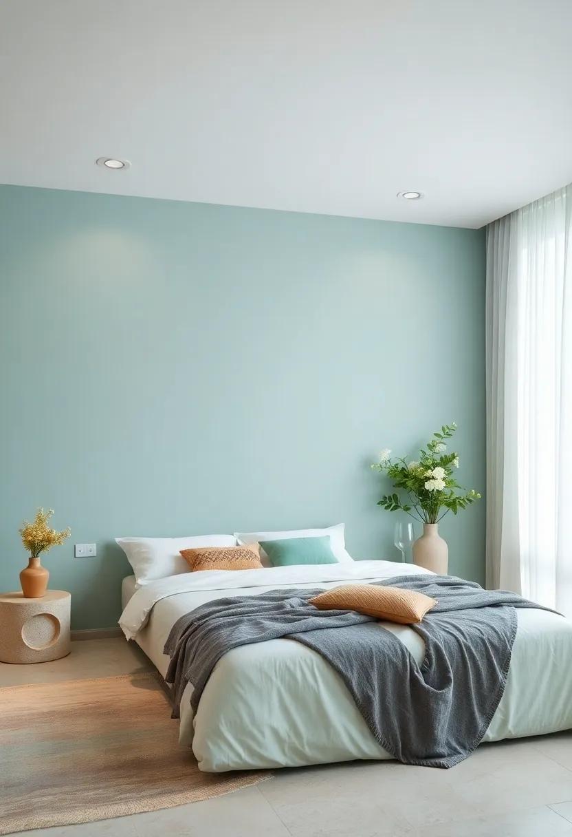 Pale Aqua: A refreshing tone that‌ embodies calm waters, perfect for a spa-like feel