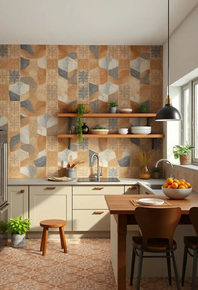 Earthy Encaustic Tiles: These handmade tiles boast rich hues and mesmerizing patterns, making them an ideal choice ⁢for a bohemian ‌vibe