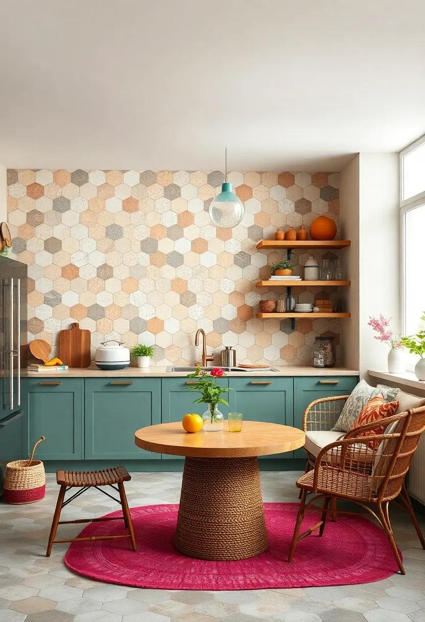 Fun Shapes:​ Play with non-traditional tile shapes, like hexagons or octagons, to break away from the norm and create a ⁤vibrant interior