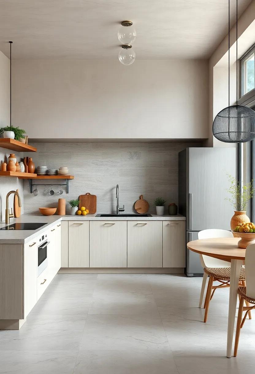 Large Format Tiles: Make a ⁤statement with ​large format tiles ‍that create⁣ a seamless⁢ finish, making your kitchen feel more cohesive and expansive