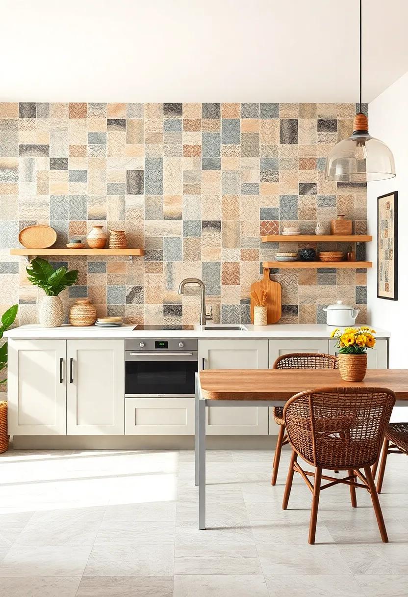 Mixed Materials: Combine different tile materials, such as ceramics and glass,‌ for a layered‍ look that enhances theesthetic​ with varied textures