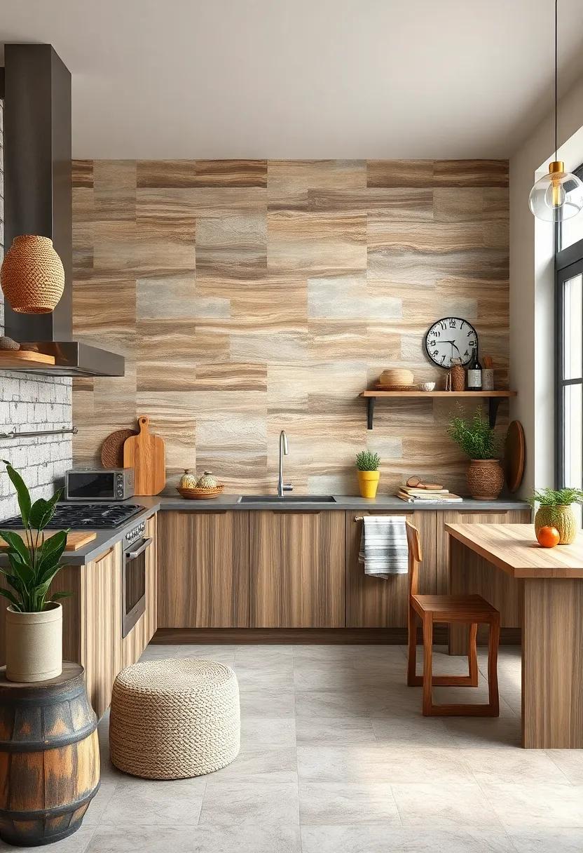 Rustic ⁣Wooden Look: Capture the beauty of wood with tiles designed⁤ to imitate a‍ rustic wood‍ texture, lending warmth and approachability‍ to your kitchen