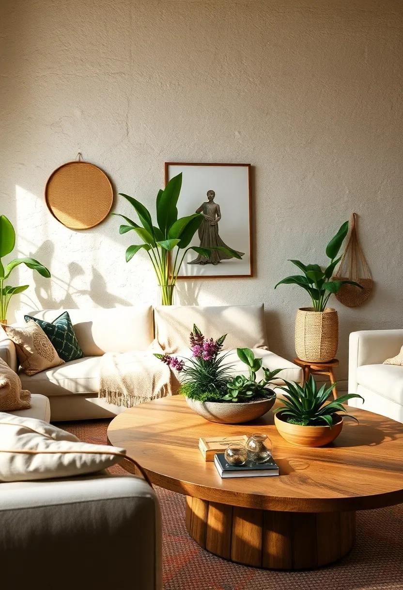 Incorporate a terrarium ⁤as a centerpiece​ on your coffee table to bring an indoor garden experience⁤ directly to your living space
