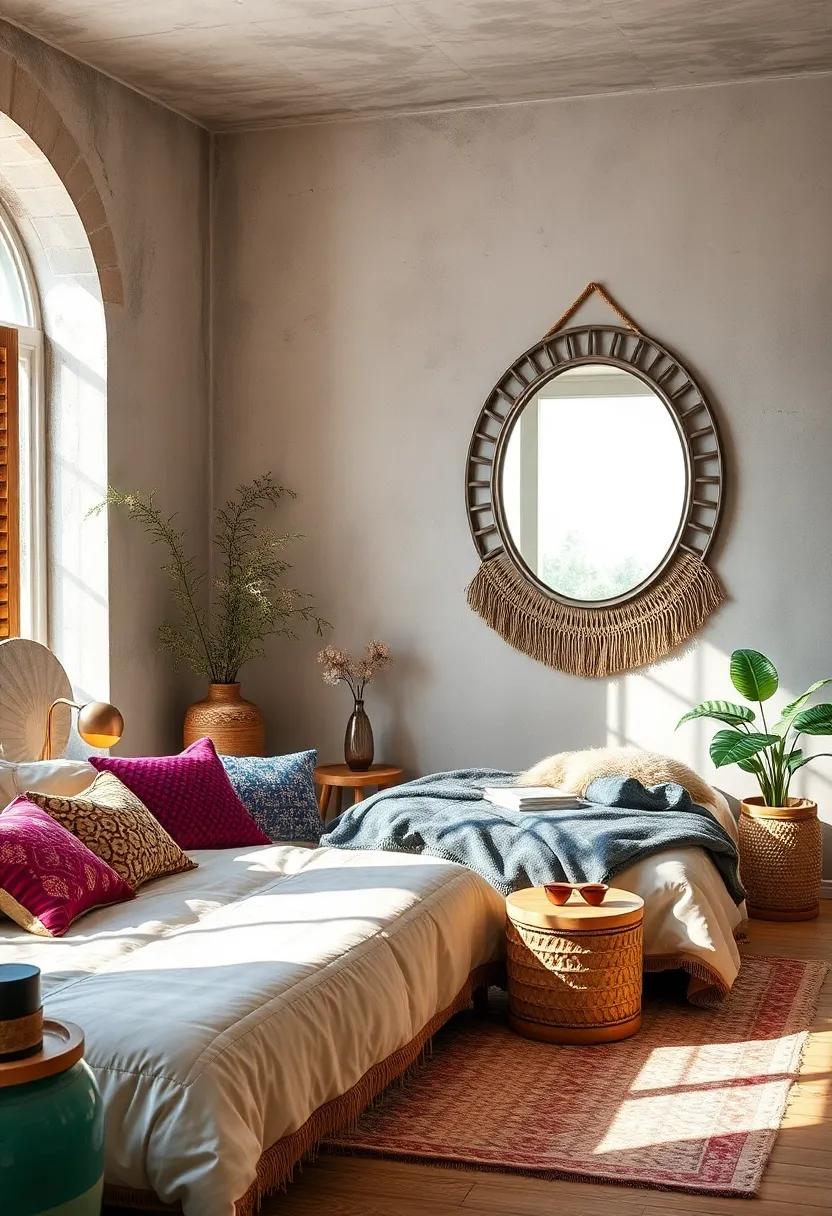 Incorporate a Statement Mirror: Hang a large, artistic mirror to reflect light ‍and make the space feel larger, while adding an artistic flair⁢ to​ your decor