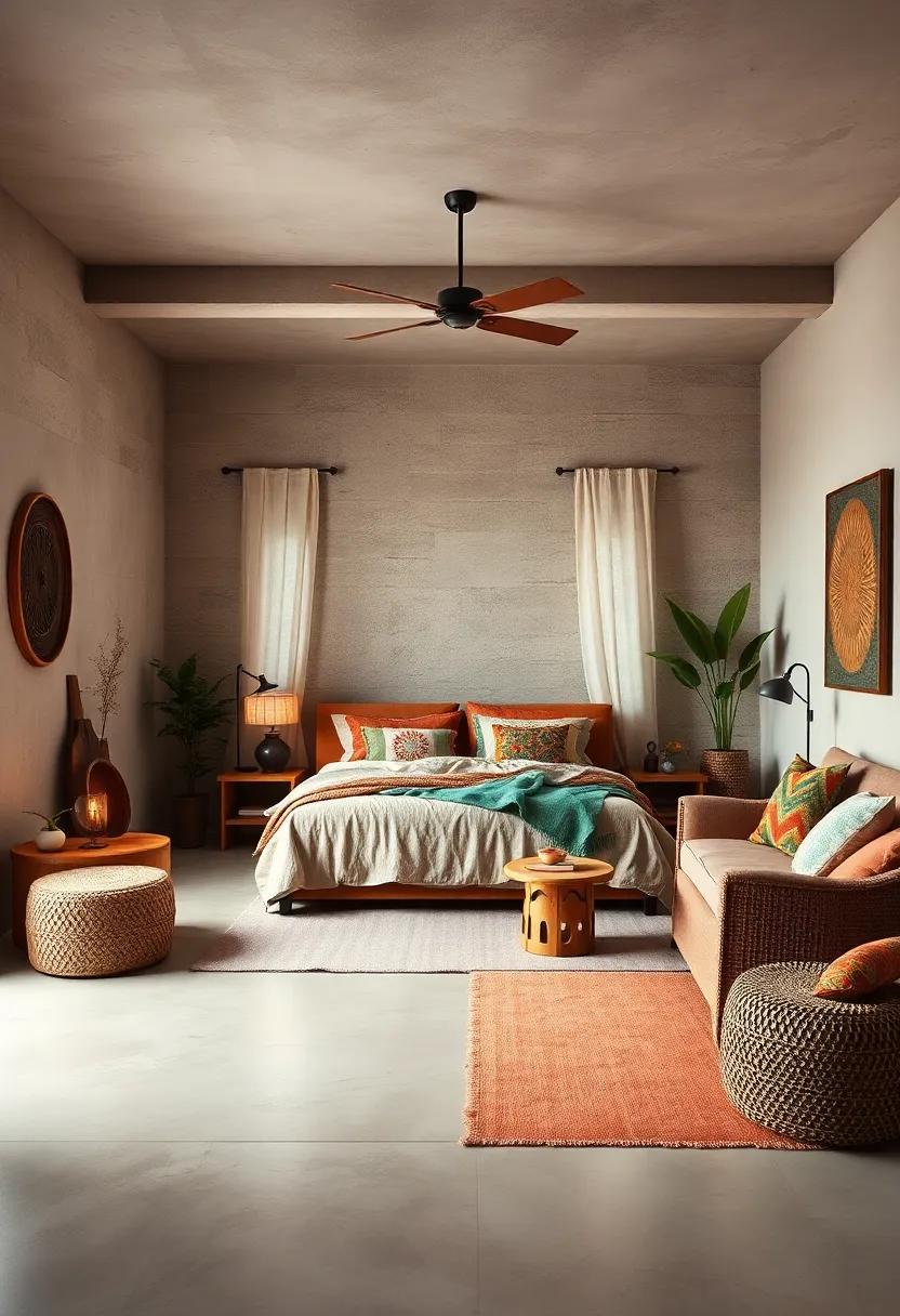 Choose⁤ Earthy Tones: ⁢Opt for a color palette inspired by nature, focusing on earthy ‌browns,⁤ soft greens, and warm terracotta hues