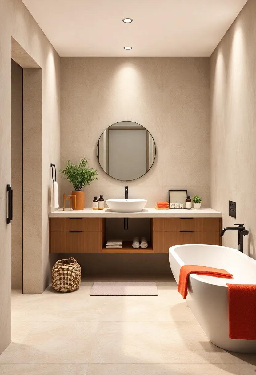 Declutter ‍your countertops by minimizing toiletries and using stylish storage solutions instead