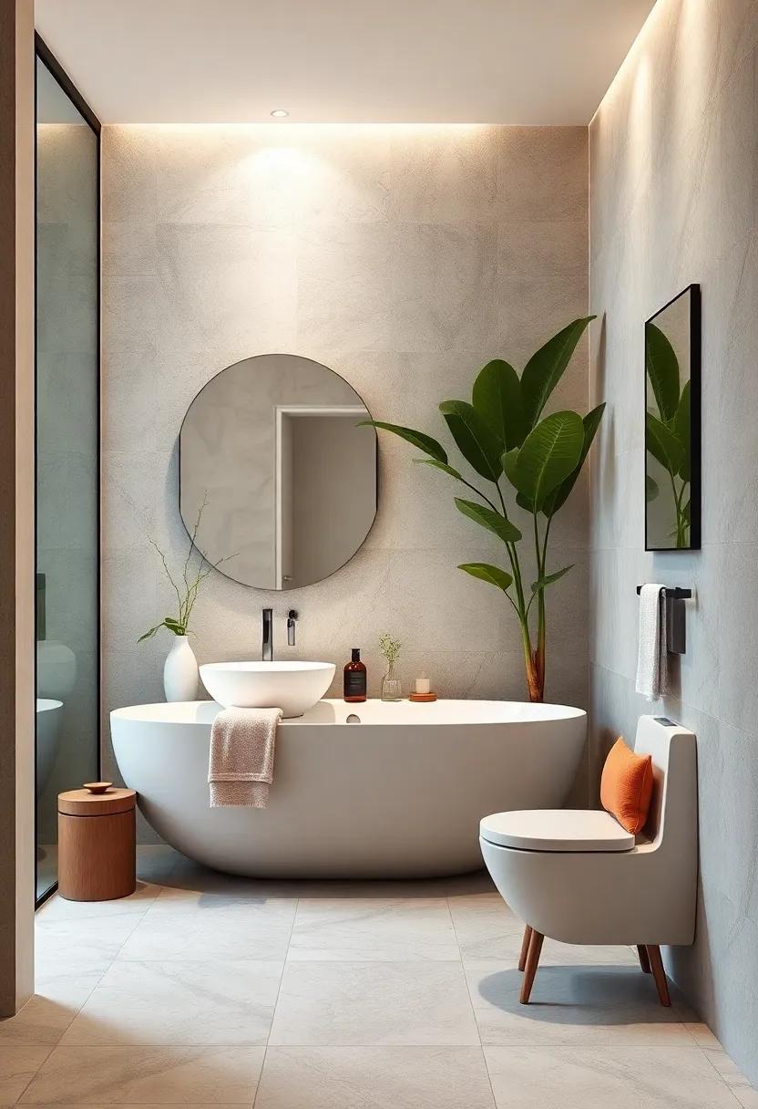 Finish the look with a statement ⁢piece, ⁣such as an oversized ⁤plant or a visually striking mirror, for a stunning focal point