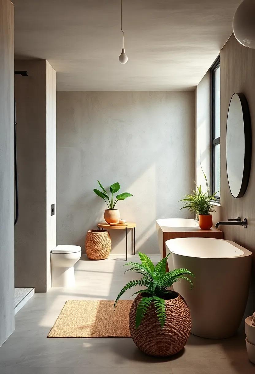 Opt for a few well-placed plants ⁢that thrive in humidity, like ferns or pothos, for a refreshing touch of⁣ greenery