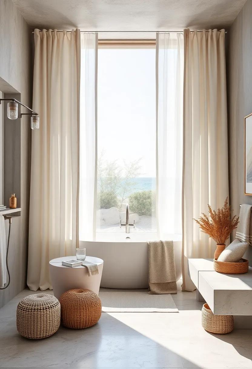 Beachy Curtain Choices: Select breezy, lightweight curtains⁢ that flutter in the coastal breeze,⁣ adding softness​ while maintaining privacy