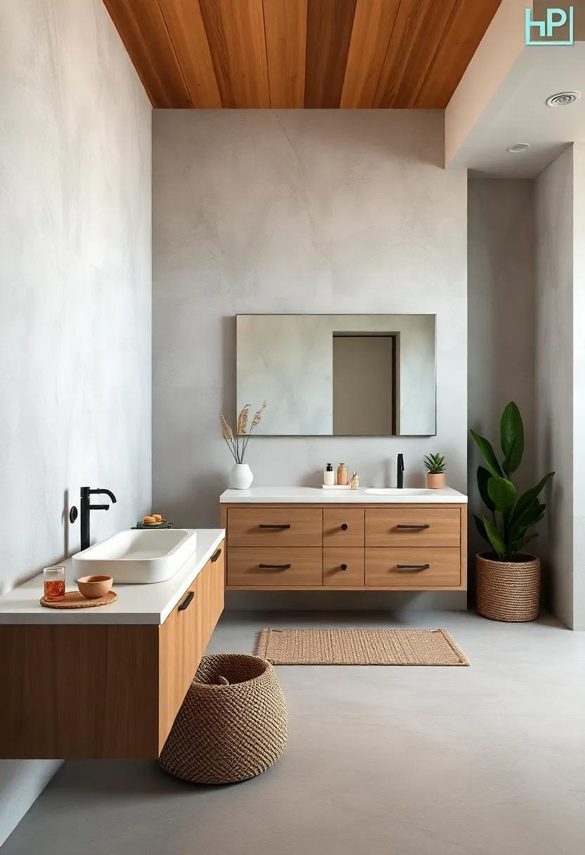 Freestanding Vanities: Choose a freestanding vanity that showcases craftsmanship while⁢ offering a modern and airy feel to the bathroom layout