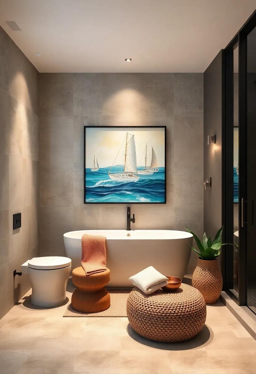 Freestyle Art: Add personal touches with coastal artwork that ​not only reflects your style but also ​tells ⁢a story of your​ seaside inspirations