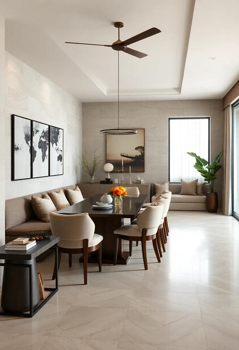 Luxe Fabrics: Use luxurious⁣ fabrics‍ for built-in ⁣cushioning ⁢to elevate‍ the comfort and sophistication of⁣ your⁣ dining‍ area