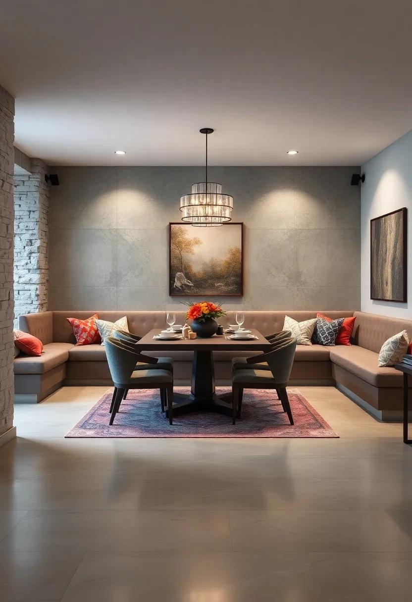 Upholstered Comfort: Use plush upholstery for built-in seating to ensure that‍ every meal is enjoyed in utmost comfort and style