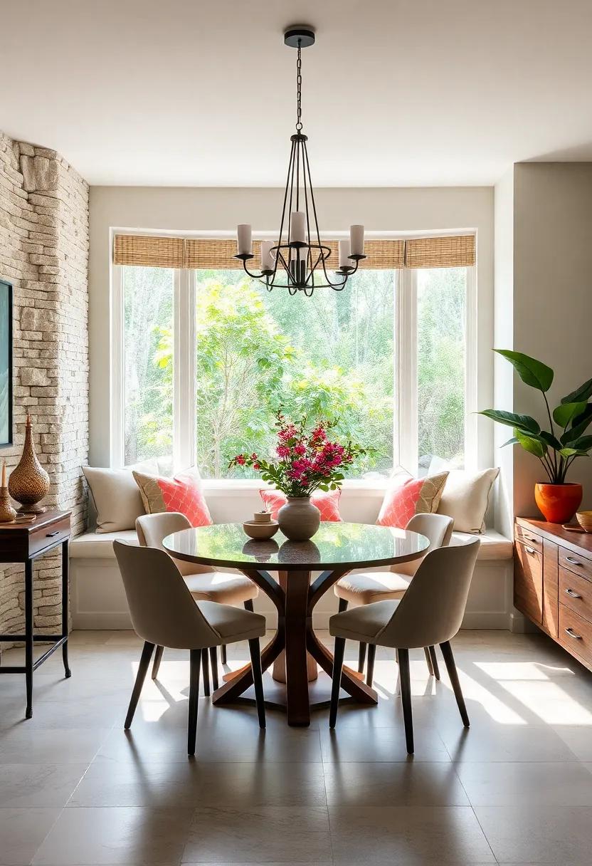 Window Seat ⁢Wonders: Install a built-in window seat to ​capitalize on natural light, adding a touch of whimsy⁤ and comfort to your dining ‌space