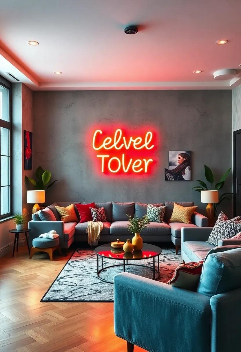 Neon Signs: Inject some ‌playful energy with‌ vintage-style neon signs that showcase‌ your ​personality ‍and make ⁤a striking statement