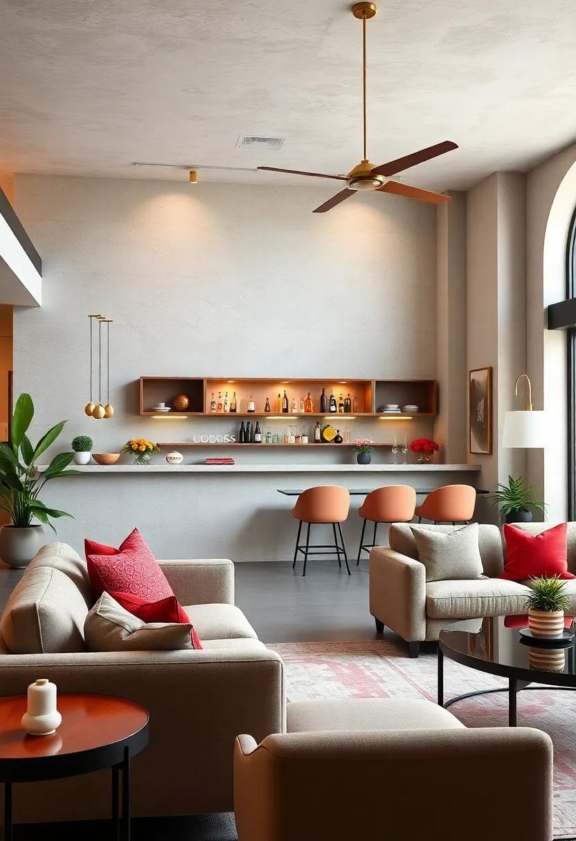 Retro Rewind: Embrace ‍the fun⁤ of ⁤70s-inspired designs that‍ feature ⁣bold colors and playful ‍shapes, adding a whimsical touch to your entertaining space