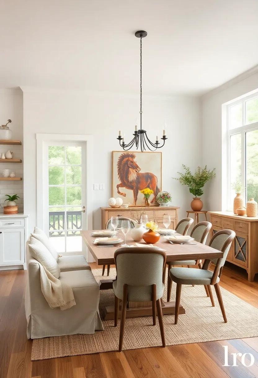 Embrace​ a Neutral Color Palette: ‍Soft whites, beiges, and grays create an inviting atmosphere that ⁢highlights the farmhouse charm