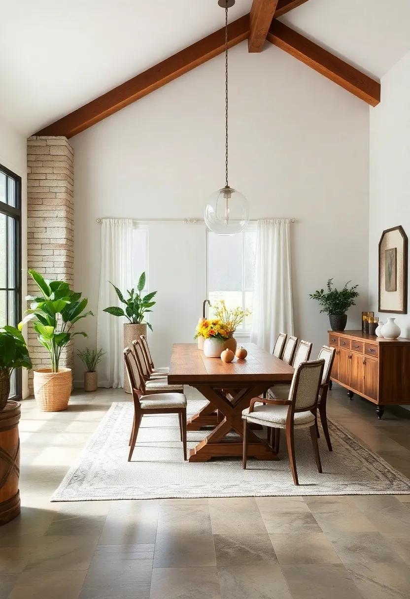 Incorporate Reclaimed Wood: Use ⁣reclaimed wood for dining tables or accent walls to add texture and a rustic ‍touch to your decor