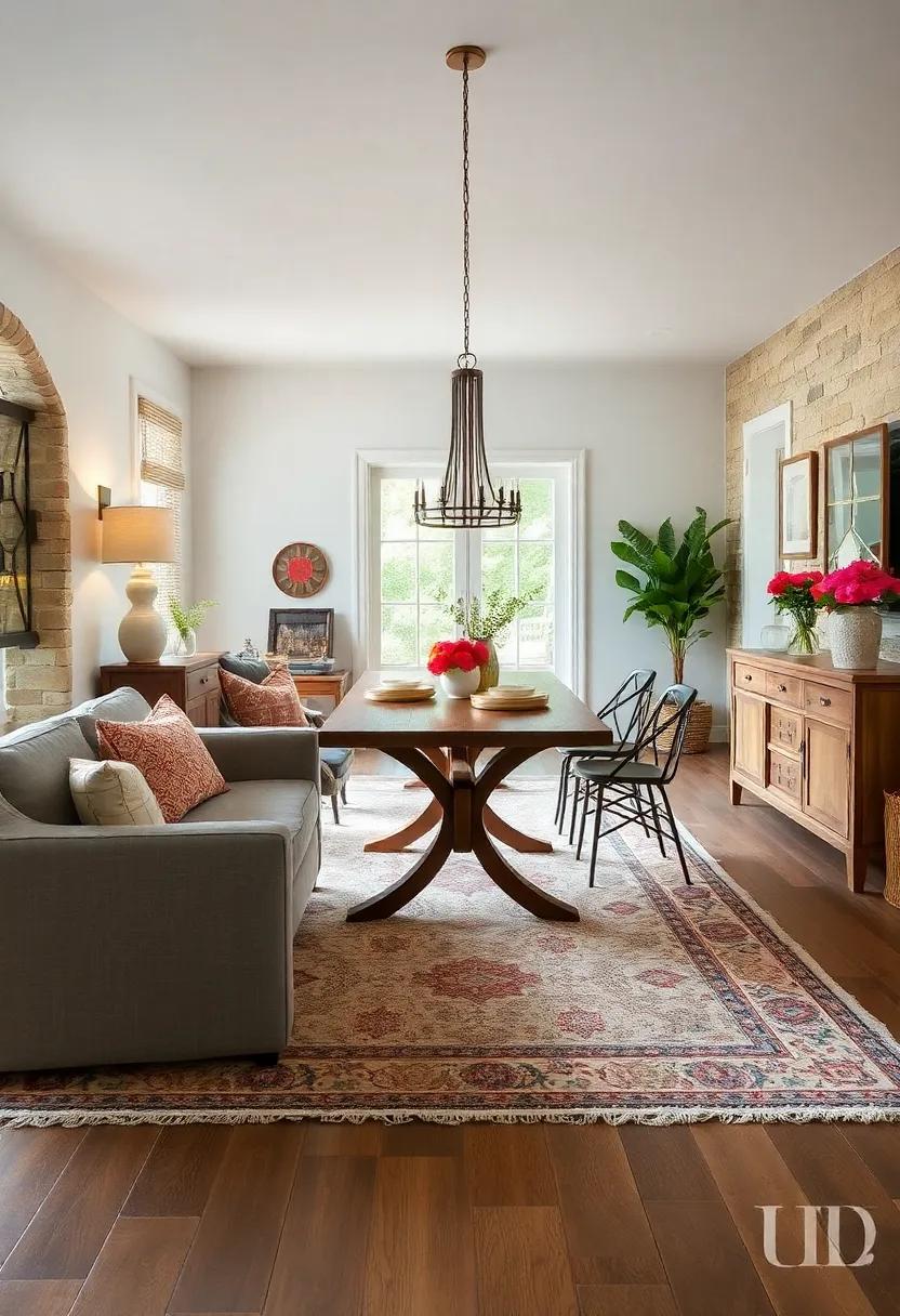Invest​ in ​a Statement Rug:⁤ A beautiful area‌ rug ⁤beneath the‍ dining⁤ table can bring warmth and⁣ define the space while adding a layer of texture